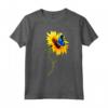 T-shirt Sindrome di Down - Girasole Mai Rinunciare al Giù - Supporto T21 e Consapevolezza - Ideale per Compleanno, Estate, Feste