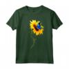 T-shirt Sindrome di Down - Girasole Mai Rinunciare al Giù - Supporto T21 e Consapevolezza - Ideale per Compleanno, Estate, Feste
