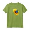 T-shirt Sindrome di Down - Girasole Mai Rinunciare al Giù - Supporto T21 e Consapevolezza - Ideale per Compleanno, Estate, Feste