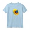 T-shirt Sindrome di Down - Girasole Mai Rinunciare al Giù - Supporto T21 e Consapevolezza - Ideale per Compleanno, Estate, Feste