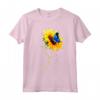 T-shirt Sindrome di Down - Girasole Mai Rinunciare al Giù - Supporto T21 e Consapevolezza - Ideale per Compleanno, Estate, Feste