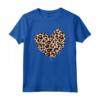 Cuore Leopardato - Maglietta Donna Carina con Motivo a Cuore Grafico - Ideale per Festa della Mamma o Compleanno