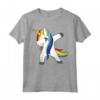 LGBT Pride Gay e Lesbiche Unicorno Dabbing Divertente T-Shirt - Acquista Maglietta LGBTQ+ per il Sostegno ai Diritti dei Gay