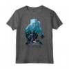 HapTiger Black Panther Movie Wakanda City Silhouette Maglietta - Officially Licensed Marvel Apparel for Fans