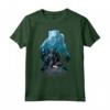 HapTiger Black Panther Movie Wakanda City Silhouette Maglietta - Officially Licensed Marvel Apparel for Fans