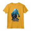 HapTiger Black Panther Movie Wakanda City Silhouette Maglietta - Officially Licensed Marvel Apparel for Fans