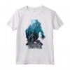 HapTiger Black Panther Movie Wakanda City Silhouette Maglietta - Officially Licensed Marvel Apparel for Fans