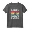 Padel Queen - Maglietta Giocatore di Tennis Leggera con Detto Divertente - Ideale per Partite di Padel o Tennis