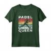 Padel Queen - Maglietta Giocatore di Tennis Leggera con Detto Divertente - Ideale per Partite di Padel o Tennis