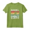 Padel Queen - Maglietta Giocatore di Tennis Leggera con Detto Divertente - Ideale per Partite di Padel o Tennis