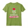 Keep Calm I'm Teenager - Maglietta Compleanno Ragazza 13 anni - Ideale Regalo Personalizzato per Adolescenti - HapTiger
