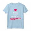 Keep Calm I'm Teenager - Maglietta Compleanno Ragazza 13 anni - Ideale Regalo Personalizzato per Adolescenti - HapTiger