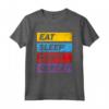 EAT SLEEP DRIFT REPEAT - Maglietta alla Deriva Car Tuning JDM - Regalo per Appassionati di Auto e Drift