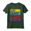 EAT SLEEP DRIFT REPEAT - Maglietta alla Deriva Car Tuning JDM - Regalo per Appassionati di Auto e Drift