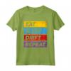 EAT SLEEP DRIFT REPEAT - Maglietta alla Deriva Car Tuning JDM - Regalo per Appassionati di Auto e Drift