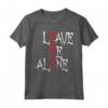 Lasciami Alone | Maglietta Emo Music Fan - Ideale per Emo e Goth - Estetica Emocore