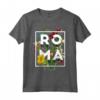 Souvenir Roma Italy Rome Stile Floreale Art - Romano Vintage Maglietta - Città Eterna della Storia Romana