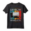 Livello 70 Completa - Maglietta Computer Gaming per il 70° Compleanno - Regalo Perfetto per Gamer