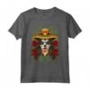 La Calavera Catrina - Santa Muerte - Teschio di zucchero Maglietta per il Dia de los Muertos - Costume Messicano e Ispanico