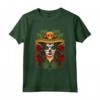 La Calavera Catrina - Santa Muerte - Teschio di zucchero Maglietta per il Dia de los Muertos - Costume Messicano e Ispanico