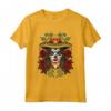 La Calavera Catrina - Santa Muerte - Teschio di zucchero Maglietta per il Dia de los Muertos - Costume Messicano e Ispanico