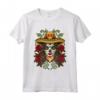 La Calavera Catrina - Santa Muerte - Teschio di zucchero Maglietta per il Dia de los Muertos - Costume Messicano e Ispanico