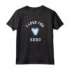 HapTiger Avengers Endgame Iron Man I Love You 3000 Maglietta - Officially Licensed Apparel for Marvel Fans