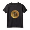 Golden BTC Bitcoin Cryptocurrency Token Tee shirts - Men's & Women's Crypto T-shirt - Buy Bitcoin Shirt Online