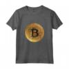 Golden BTC Bitcoin Cryptocurrency Token Tee shirts - Men's & Women's Crypto T-shirt - Buy Bitcoin Shirt Online