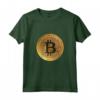 Golden BTC Bitcoin Cryptocurrency Token Tee shirts - Men's & Women's Crypto T-shirt - Buy Bitcoin Shirt Online