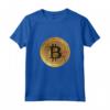 Golden BTC Bitcoin Cryptocurrency Token Tee shirts - Men's & Women's Crypto T-shirt - Buy Bitcoin Shirt Online