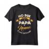 Ho due titoli Papà e Nonno - Maglietta Regalo divertente per la Festa del Papà - Ideale per Compleanno - T-shirt padre e figlio inclusa