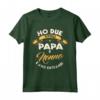 Ho due titoli Papà e Nonno - Maglietta Regalo divertente per la Festa del Papà - Ideale per Compleanno - T-shirt padre e figlio inclusa