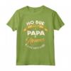 Ho due titoli Papà e Nonno - Maglietta Regalo divertente per la Festa del Papà - Ideale per Compleanno - T-shirt padre e figlio inclusa