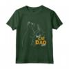 Best Cat Dad Ever - Maglietta Regalo per Papà Gatto - Taglio Classico e Leggera
