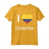 I Love Colombia T-shirt Tee T Shirt Tshirt Maglietta - Flag Shirt for Men Women Kids - Patriotic Apparel for Colombians