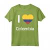 I Love Colombia T-shirt Tee T Shirt Tshirt Maglietta - Flag Shirt for Men Women Kids - Patriotic Apparel for Colombians