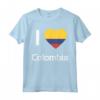 I Love Colombia T-shirt Tee T Shirt Tshirt Maglietta - Flag Shirt for Men Women Kids - Patriotic Apparel for Colombians