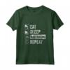 Eat Sleep Mantrailing - Cane di Ricerca Maglietta per Addestramento - Ideale per Mantrailing con il Tuo Cane da Salvataggio