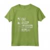 Eat Sleep Mantrailing - Cane di Ricerca Maglietta per Addestramento - Ideale per Mantrailing con il Tuo Cane da Salvataggio