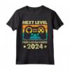 Bambino Livello Fratello Maggiore 2024 Sbloccato Annuncio Maglietta - Fratello Maggiore Loading Next Level - Ideale per Natale o Compleanno