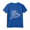 Keep Calm & Go Fishing - Frase divertente per il Pescatore - Maglietta da Pesca per Uomini, Donne e Bambini