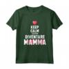 Keep Calm Annuncio Gravidanza Futura Mamma - Maglietta Divertente per Neo Mamme - Regalo per Donne Incinte