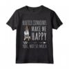 Bluetick Coonhound Cani Mi Redono Felice Maglietta - Regalo Divertente per Amanti dei Cani