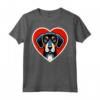 Bluetick Coonhound Heart Cute Puppy Amante Cani Rifugio Rescue Maglietta - Cuore di Bluetick Coonhound - Ideale per Addestratori di Cani