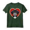 Bluetick Coonhound Heart Cute Puppy Amante Cani Rifugio Rescue Maglietta - Cuore di Bluetick Coonhound - Ideale per Addestratori di Cani