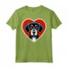 Bluetick Coonhound Heart Cute Puppy Amante Cani Rifugio Rescue Maglietta - Cuore di Bluetick Coonhound - Ideale per Addestratori di Cani