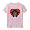 Bluetick Coonhound Heart Cute Puppy Amante Cani Rifugio Rescue Maglietta - Cuore di Bluetick Coonhound - Ideale per Addestratori di Cani