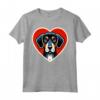 Bluetick Coonhound Heart Cute Puppy Amante Cani Rifugio Rescue Maglietta - Cuore di Bluetick Coonhound - Ideale per Addestratori di Cani