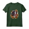 Grafica Bluetick Coonhound Sunflowers - Maglietta Razza del Cane per Amanti dei Bluetick Coonhound e Girasoli